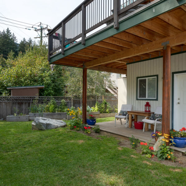 Fenced Back Yard & Separate Entrance to 1 Bed Suite